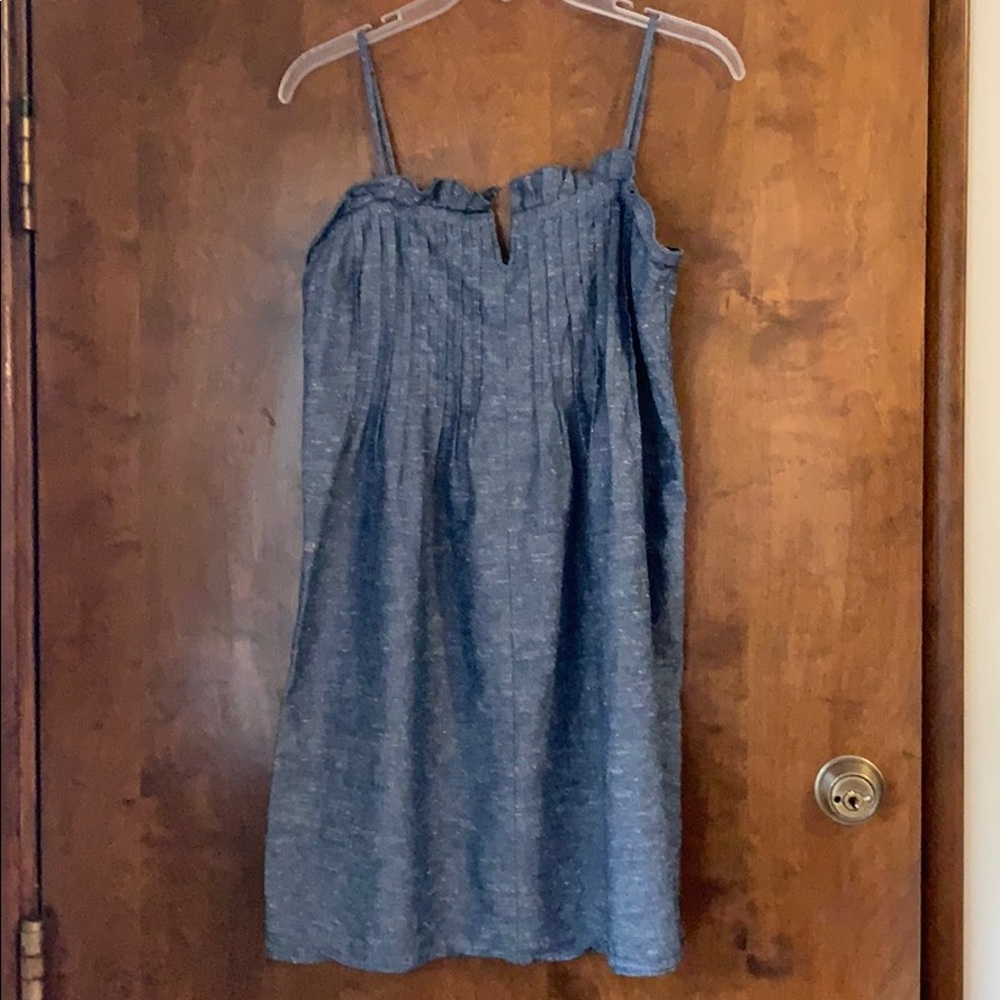 Madewell Blue Chambray Sundress